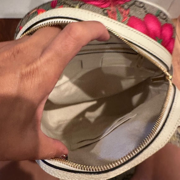 GUCCI 547965 Ophidia Flora Gg Supreme Canvas Backpack in GG Supreme Canvas - Picture 15 of 16